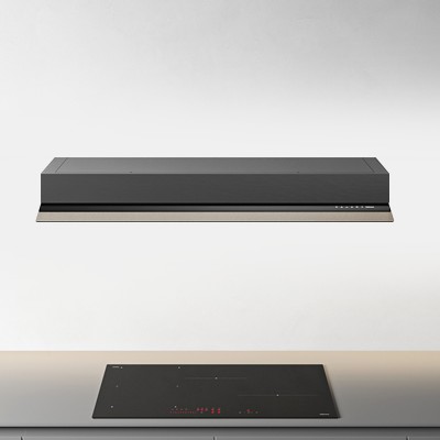 Okap ścienny Falmec Shelf, 120 cm, czarny