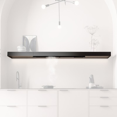 Falmec Shelf aspirante cappa a parete 240 cm nero