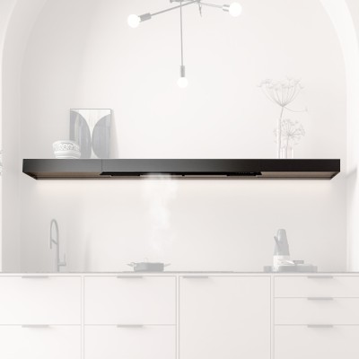 Okap ścienny Falmec Shelf, 240 cm, czarny