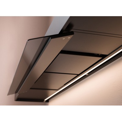 Falmec Hotte murale filtrante étagère 240 cm noir