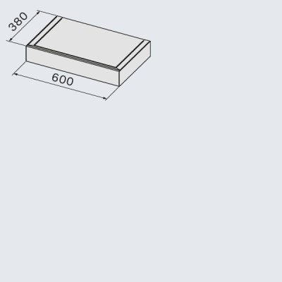 Falmec Shelf filtrante cappa a parete 240 cm nero