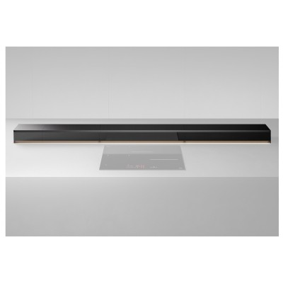 Falmec Monolith Herdabzugshaube 90 cm, schwarzes Glas