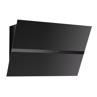 Falmec Fusion 85 cm black wall-mounted inclined hood