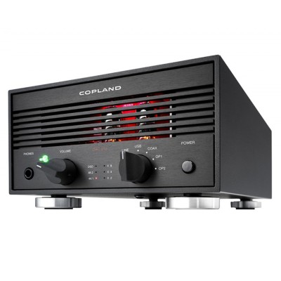 Copland DAC215 preamplificador convertidor D/A estéreo negro