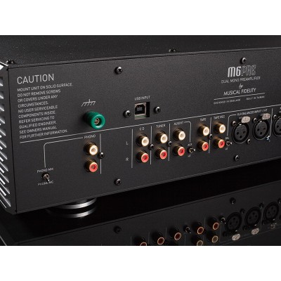 Preamplificador estéreo Musical Fidelity M6s PRE plateado