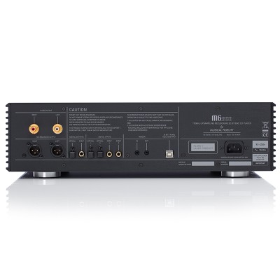 Odtwarzacz CD i przetwornik cyfrowo-analogowy Musical Fidelity M6scd w kolorze czarnym