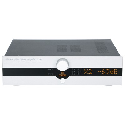 Hybrydowy wzmacniacz zintegrowany stereo Canor AI 2.10 w kolorze srebrnym