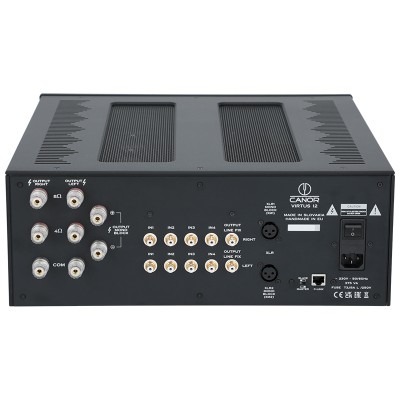 Canor Virtus I2 Amplificatore integrato stereo a valvole nero