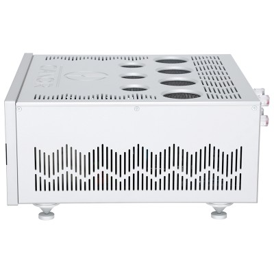 <p>Virtus M1 è un nuovissimo amplificatore di potenza a valvole di pura classe A progettato e prodotto da CANOR.</p>
<p>È consi