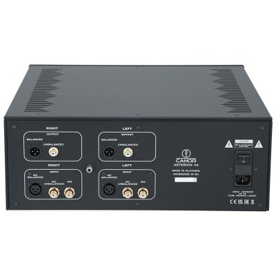 Przedwzmacniacz gramofonowy Canor Asterion V2 Tube MM - MC Black