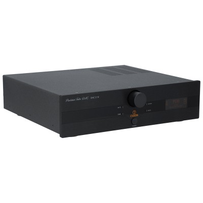 <p>CANOR DAC 2.10 utilizza la configurazione dual mono dei convertitori digitali-analogici ES9038Q2M di ESS Sabre, che garantisc
