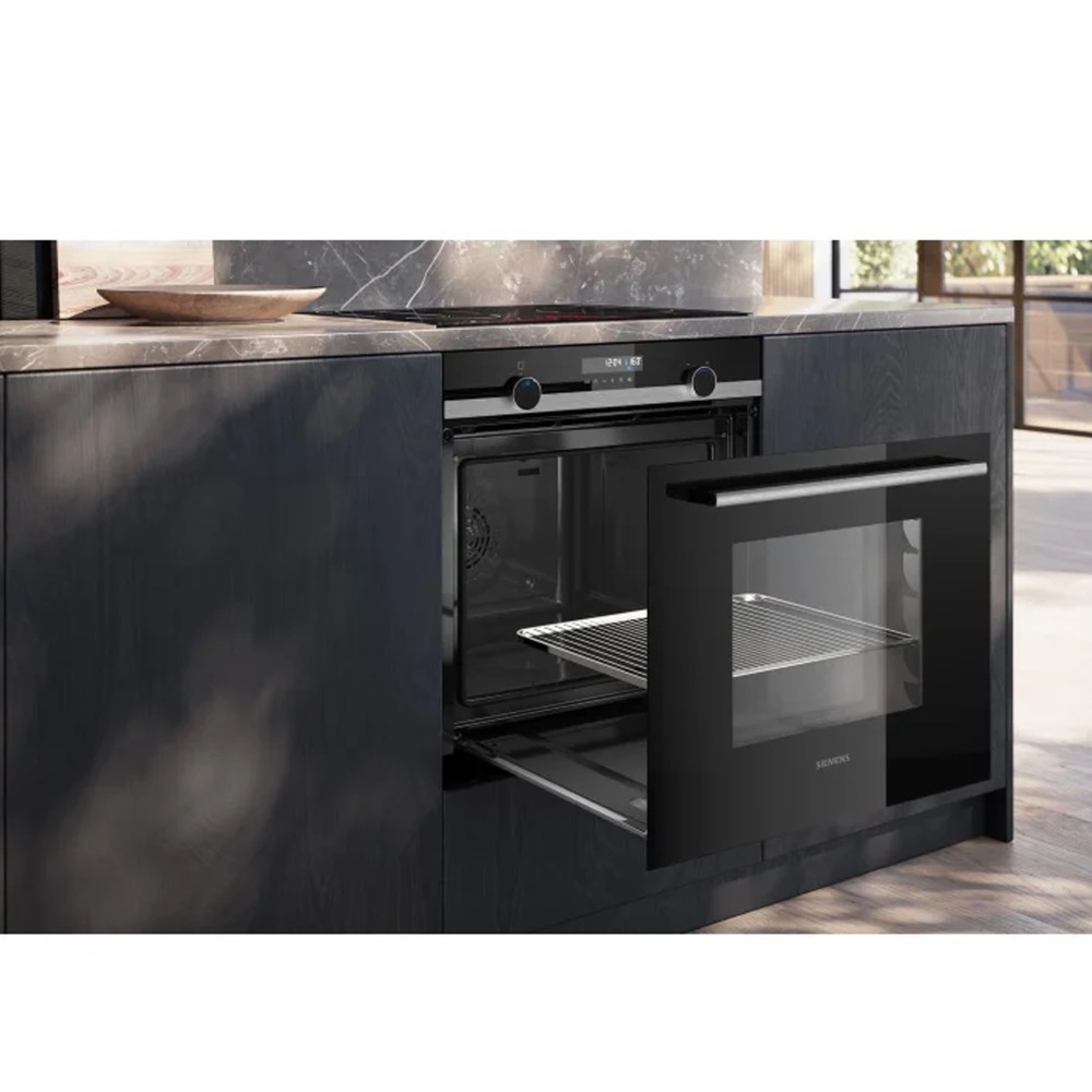 Four Encastrable Siemens IQ500 60x60cm - Pyrolyse ActiveClean, Air Chaud 3D, écran TFT, 71L, A+ - 13
