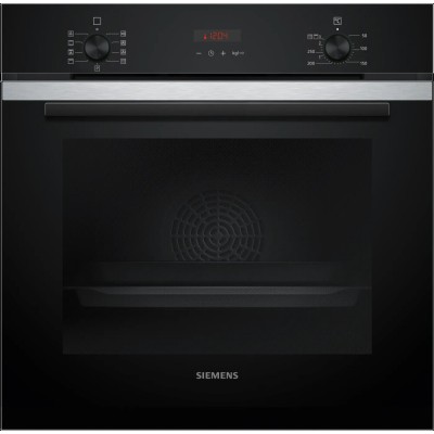 Siemens hb273abs3 iQ300 horno pirolítico empotrado 60 cm negro