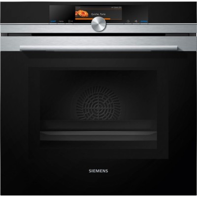 Siemens hm678g4s1 iQ700 forno combinato microonde pirolitico da incasso 60 cm nero