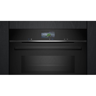 Kuchenka mikrofalowa Siemens hm736gab1 iQ700 do zabudowy 60 cm, czarna