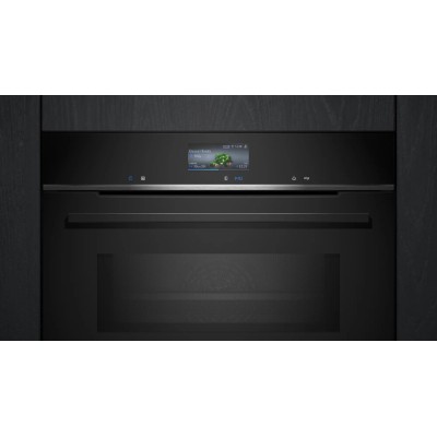 Siemens hm736gab1 iQ700 Built-in 60cm Black Microwave Combination Oven