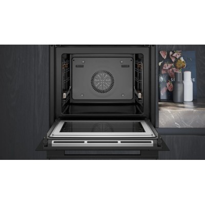 Kuchenka mikrofalowa Siemens hm736gab1 iQ700 do zabudowy 60 cm, czarna