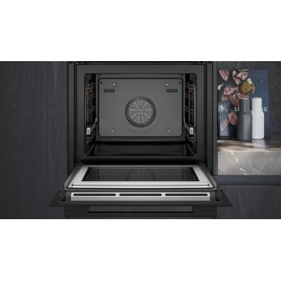 Siemens hm736gab1 iQ700 Built-in 60cm Black Microwave Combination Oven