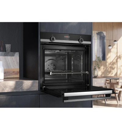 Siemens hq574aer3 iQ300 forno pirolitico con vapore aggiunto 60 cm nero