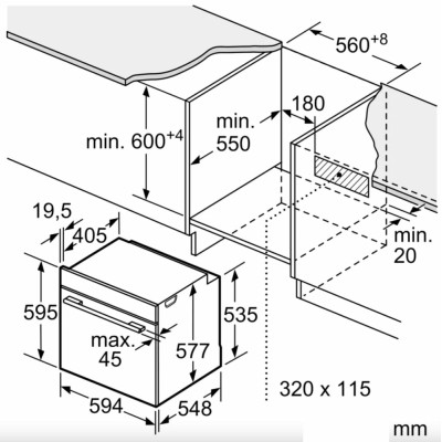 Siemens hs736g3b1 four à vapeur encastrable 60 cm noir