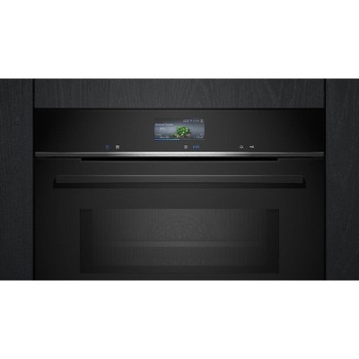 Kuchenka mikrofalowa do zabudowy Siemens cm776gkb1 iQ700, wysokość 45 cm, kolor czarny