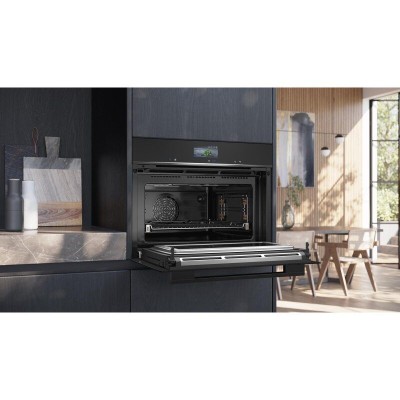 Siemens cm776gkb1 iQ700 built-in microwave oven h 45 cm black