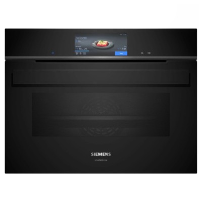 Siemens cs958gdd1 iQ700 four à vapeur encastrable h 45 cm noir SL