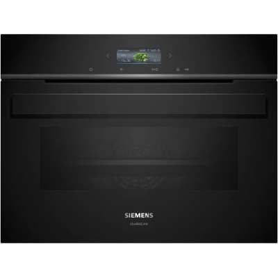 Piekarnik pirolityczny do zabudowy Siemens cb974gkb1 iQ700 h 45 cm czarny SL