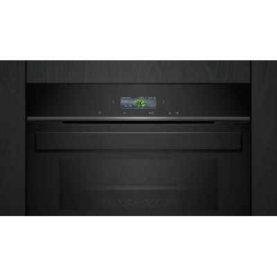 Piekarnik pirolityczny do zabudowy Siemens cb974gkb1 iQ700 h 45 cm czarny SL