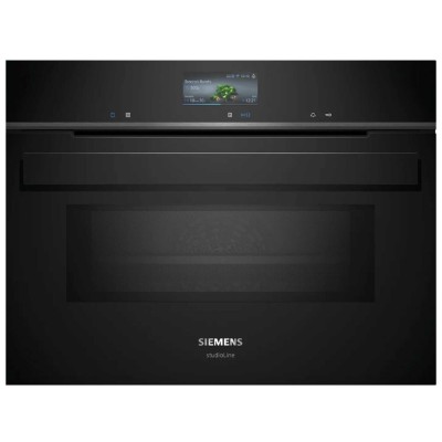 Siemens cm976gmb1 iQ700 built-in microwave combination oven h 45 cm black SL