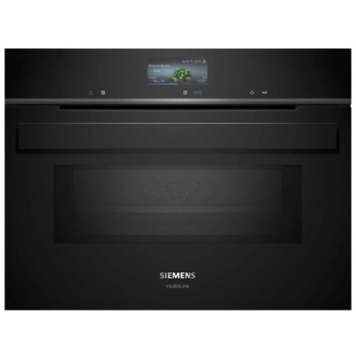Siemens cm976gmb1 iQ700 wbudowany piekarnik mikrofalowy h 45 cm czarny SL