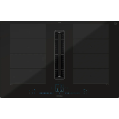Siemens ex800nx68e iQ700 induction hob with integrated hood 80 cm SL