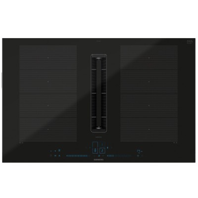 Płyta indukcyjna Siemens ex870nx68e iQ700 ze zintegrowanym okapem 80 cm SL