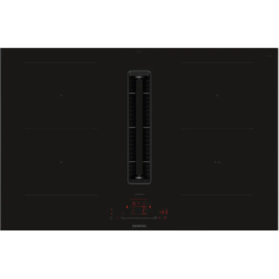 Siemens ed877hq26e iQ500 induction hob with integrated hood 80 cm SL