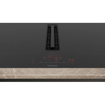 Siemens ed807hq26e iQ500 induction hob with integrated hood 80 cm SL
