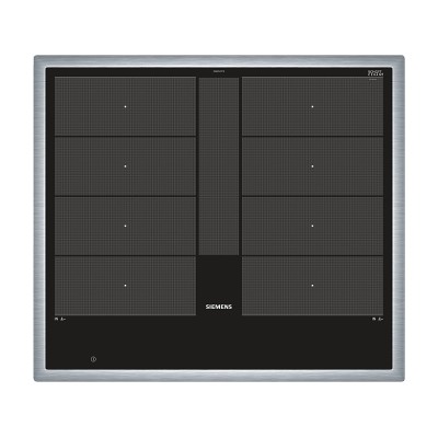 Siemens ex645lyc1e iQ700 Induktionskochfeld 60 cm schwarz mit Edelstahlrahmen