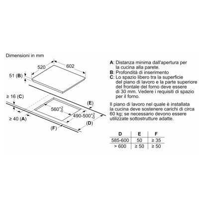 Siemens eh675lfc1e iQ300 piano induzione 60 cm vetroceramica nero