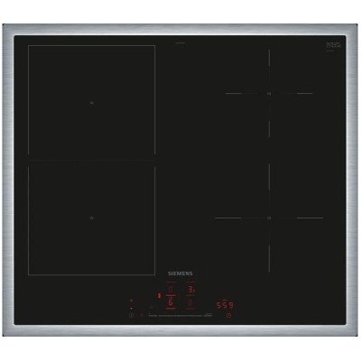 Siemens ed64rhsb1e iQ500 plaque à induction 60 cm noir avec cadre