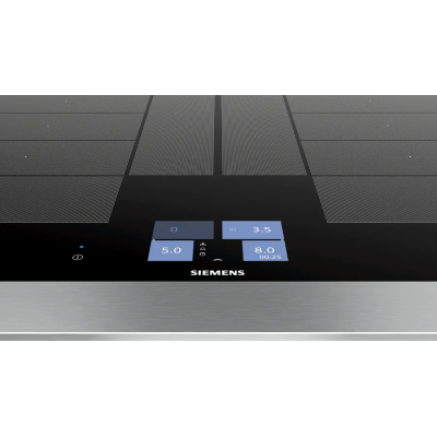 Siemens ex801kyw1e iQ700 induction hob 80 cm black glass ceramic flush-mounted