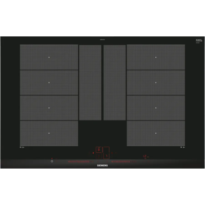 Siemens ex875lyc1e iQ700 piano induzione 80 cm vetroceramica nero