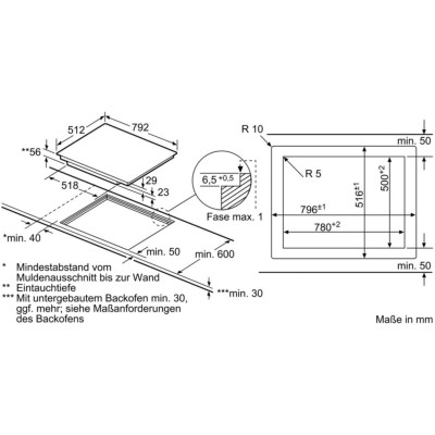 Siemens ex801lvc1e iQ700 piano induzione 80 cm nero filotop