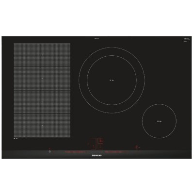 Siemens ex875lec1e iQ700 Induktionskochfeld 80 cm, schwarze Glaskeramik