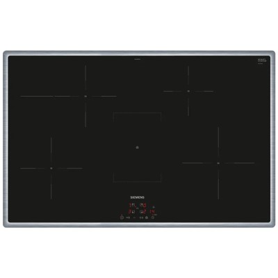 Siemens eh845bfb5e iQ300 table de cuisson à induction 80 cm vitrocéramique noire