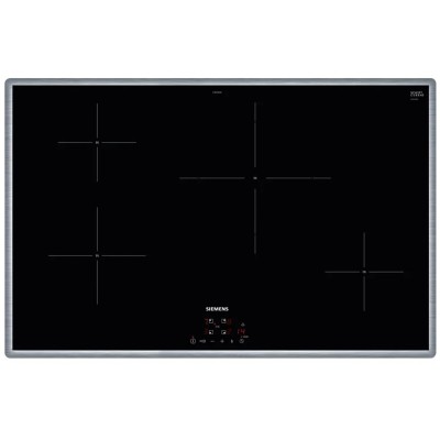 Siemens eh84kbeb5e iQ100 plaque à induction 80 cm noir avec cadre