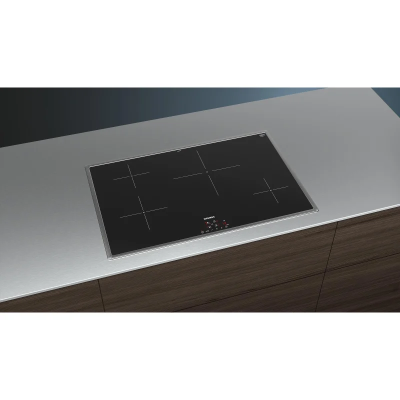 Siemens eh84kbeb5e iQ100 plaque à induction 80 cm noir avec cadre