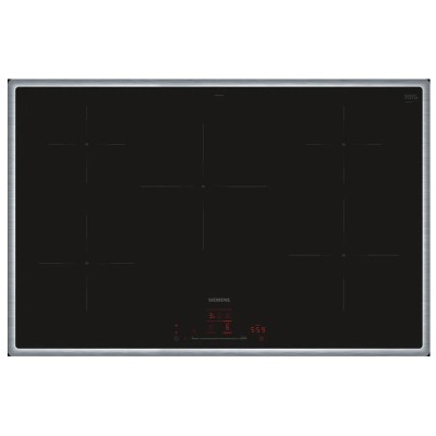 Siemens eh845hvb1e iQ100 induction hob 80 cm black with frame