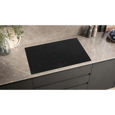 Siemens eh801hfb1e iQ300 80cm black flush-mounted induction hob