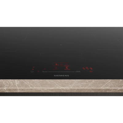 Siemens eh801hfb1e iQ300 80cm black flush-mounted induction hob