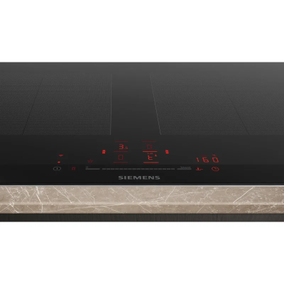 Siemens ex275hxc1e iQ700 table de cuisson à induction 90 cm vitrocéramique noire