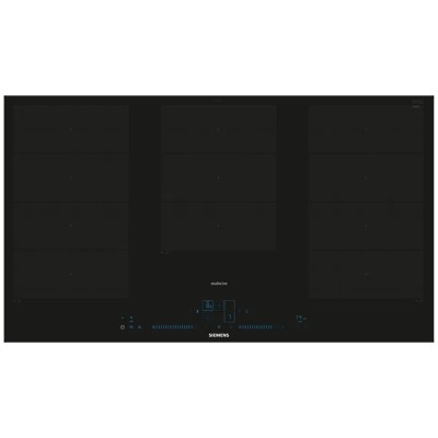 Siemens ex907nxv6e iQ700 90cm black flush-mounted induction hob SL